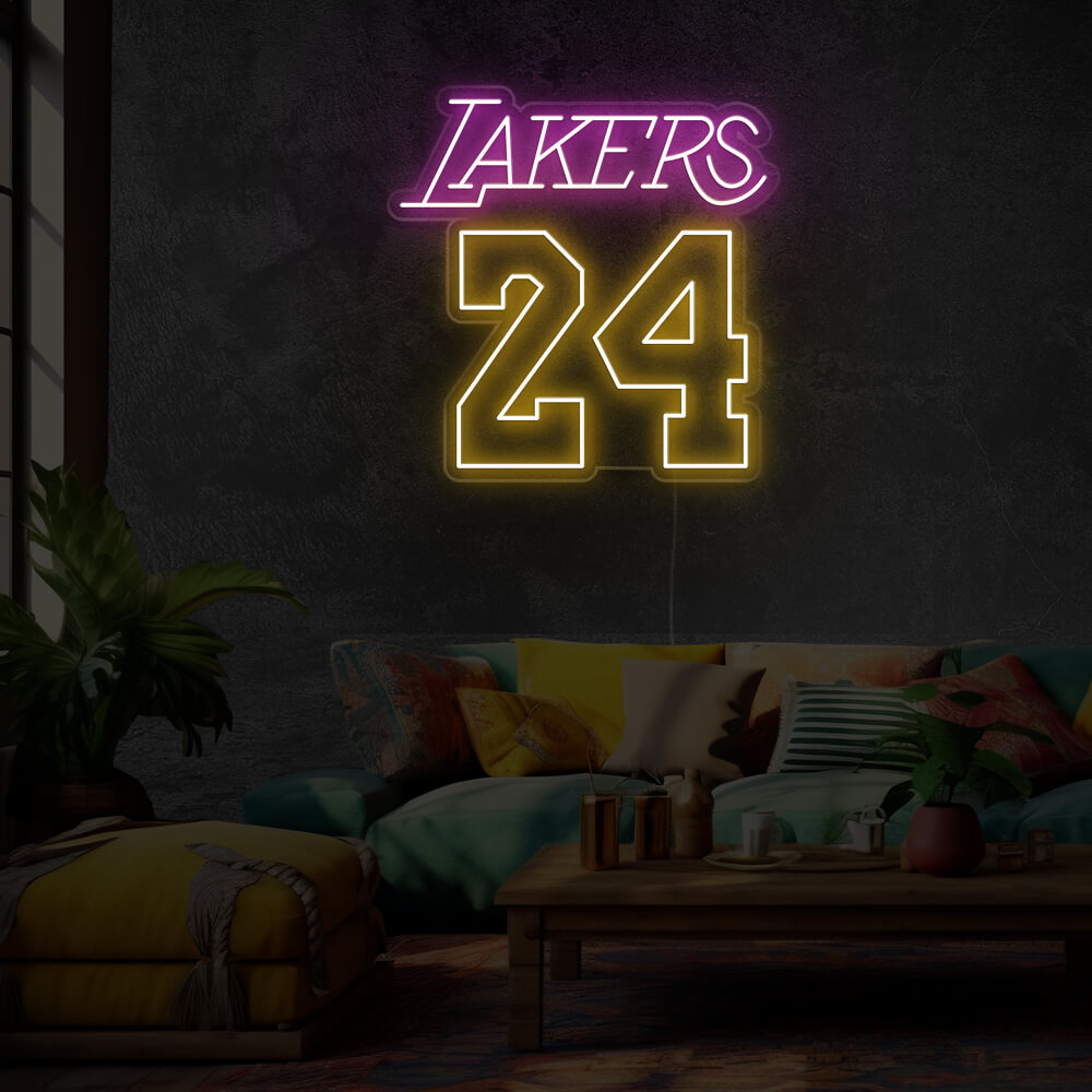 lakers24-baskettball-sport-nba-neon-led