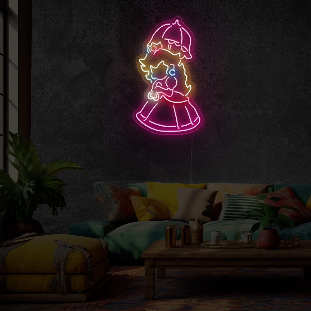 princesse-peach-mario-led-neon