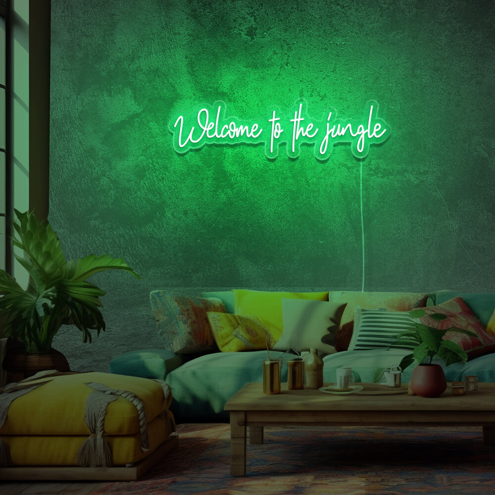 welcome-to-the-jungle-texte-neon-led-Vert