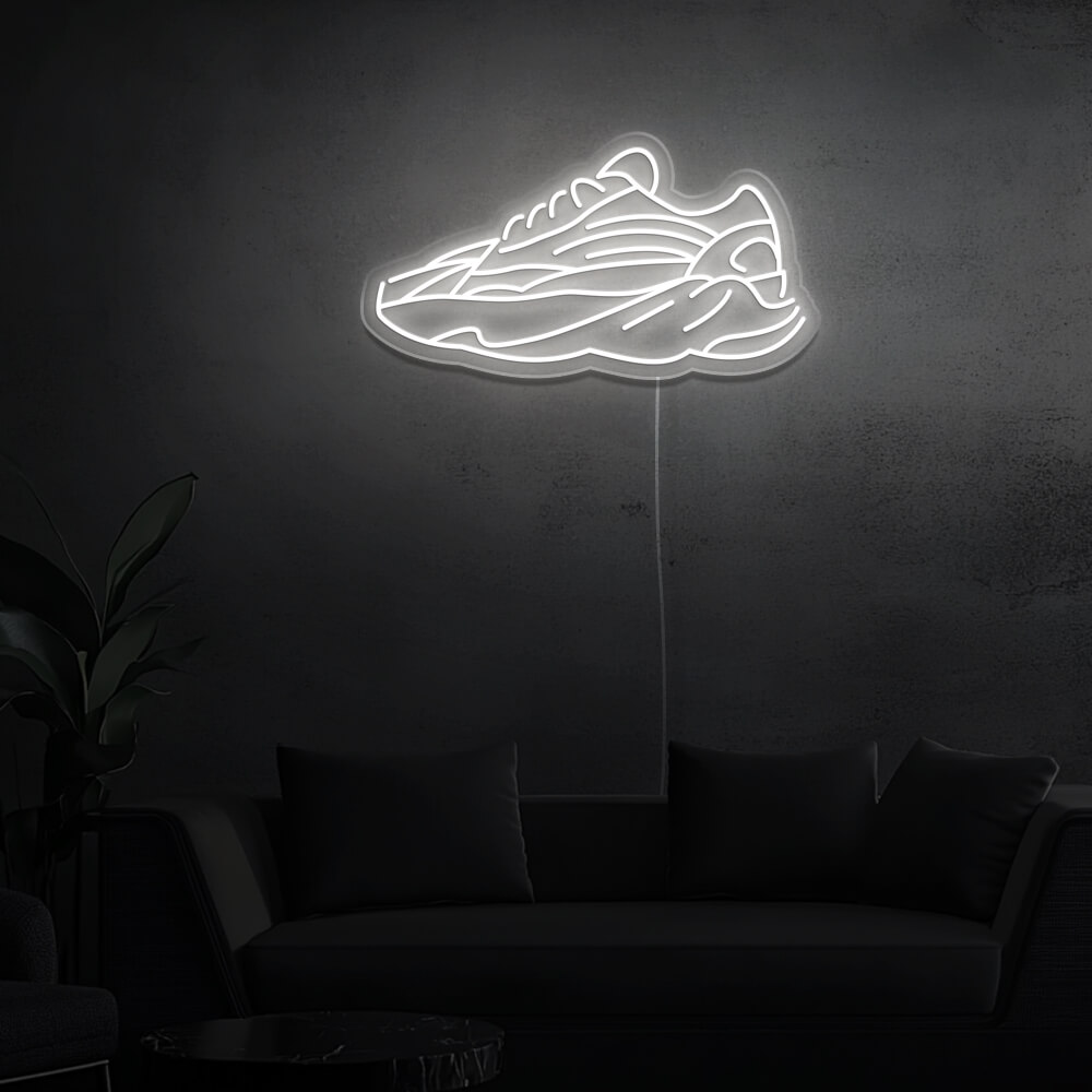 adidas-yeezy-700-v2-basket-en-neon-led-Blanc Froid