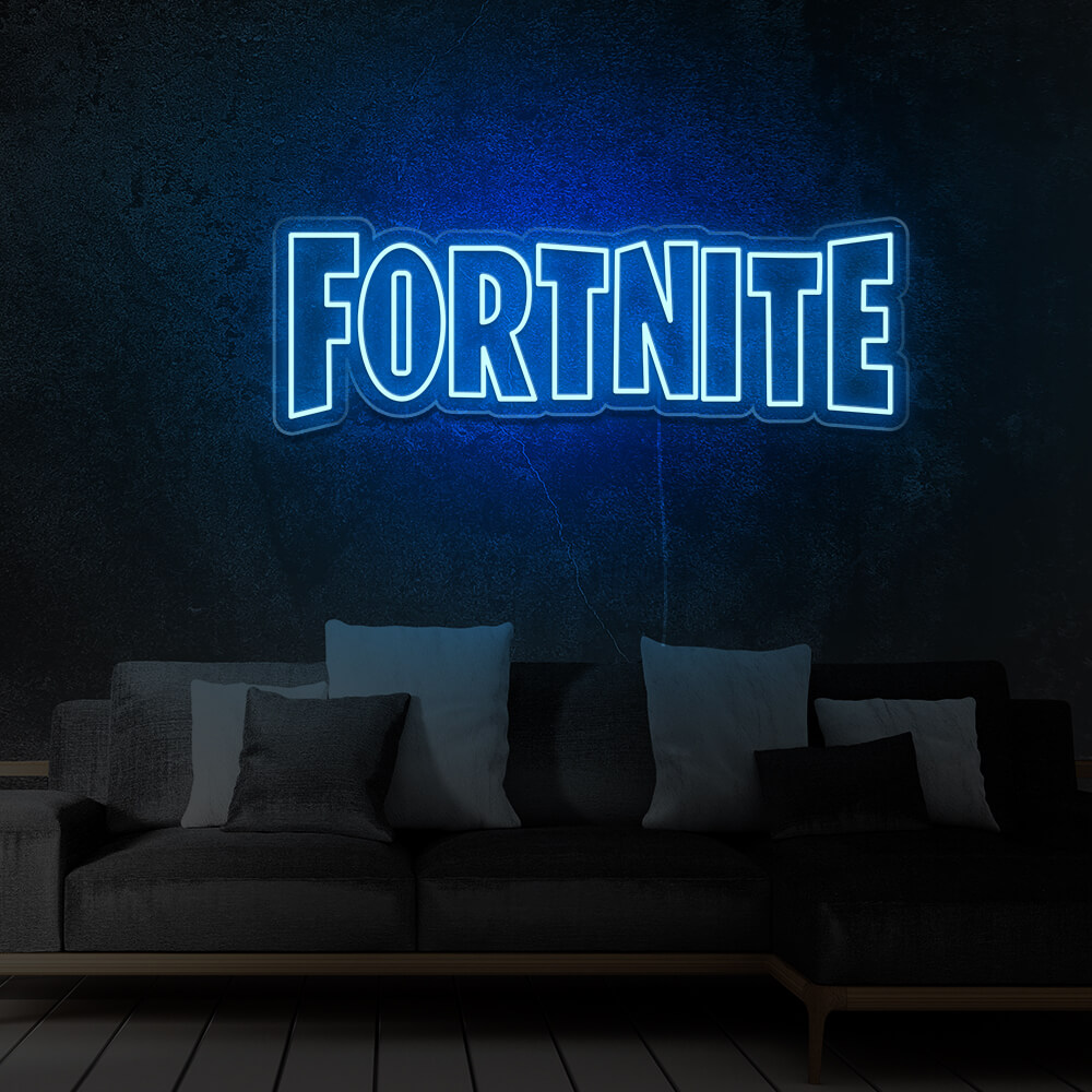 fortnite-jeu-online-neon-led-luminaire-Bleu