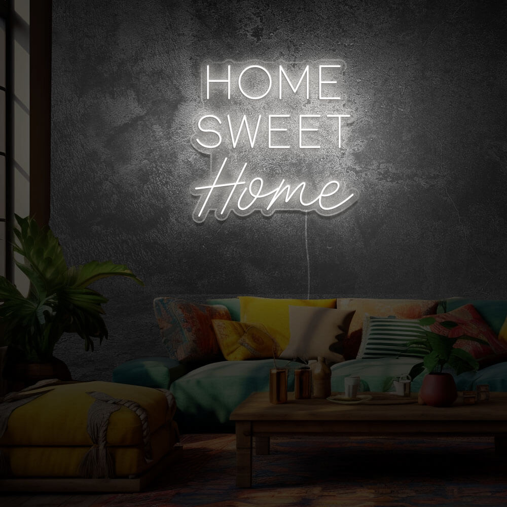 home-sweet-home-maison-neon-led-Blanc Froid