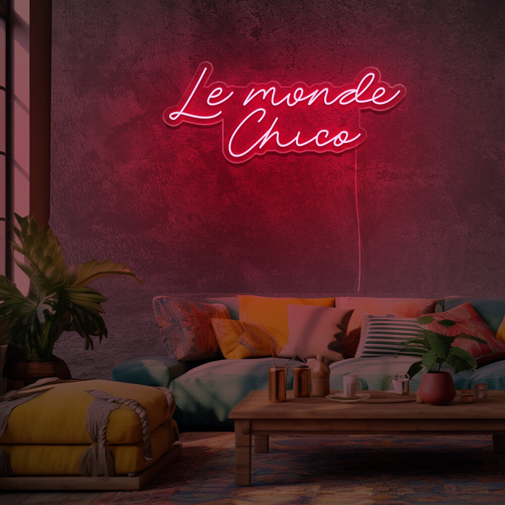 le-monde-chico-texte-en-neon-led-Rouge