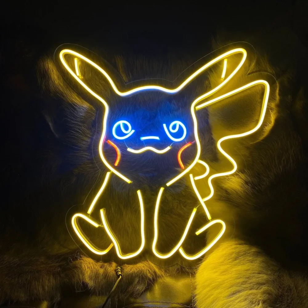 neon pikachu