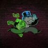 Mettez vous en plein les poches avec le néon tableau monopoly.