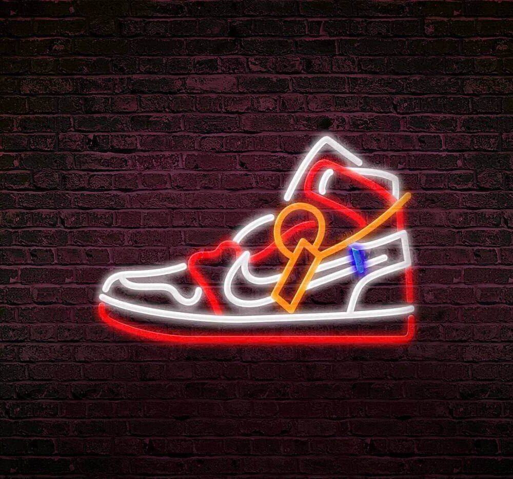 Version unique de la fameuse sneaker nike air jordan one by OW.