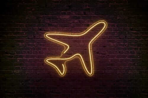 Si vous êtes un fan de voyage, faites briller cette passion grâce à ce néon avion