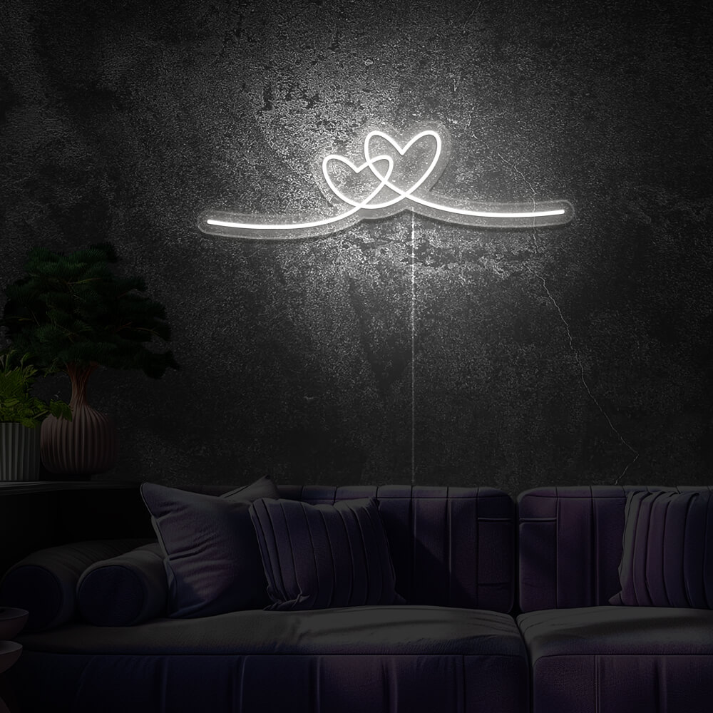 neon-coeur-en-double-led-Blanc Froid