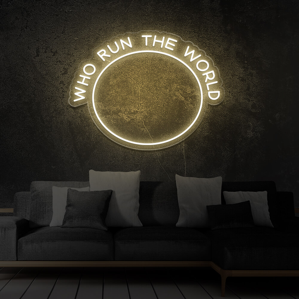 run-the-world-decoration-neon-led-Blanc Chaud