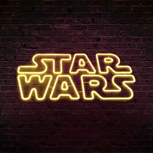 Que la force soit avec vous, illuminez votre passion Star Wars avec un néon led