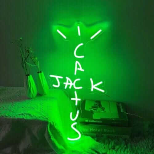 cactus jack neon led vert light genius