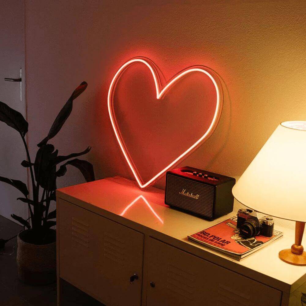 neon amour love mariage led