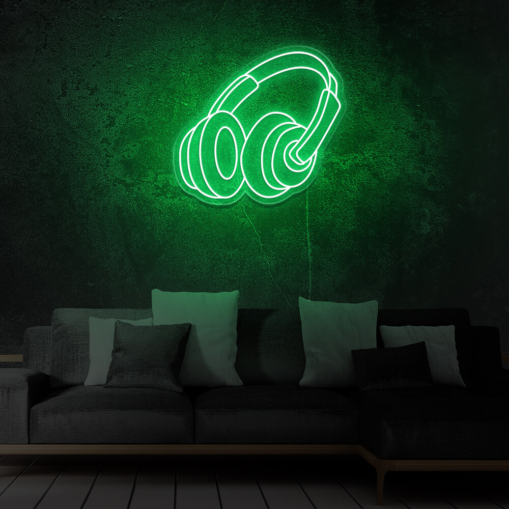 ecouteur-casque-musique-neon-led-Vert