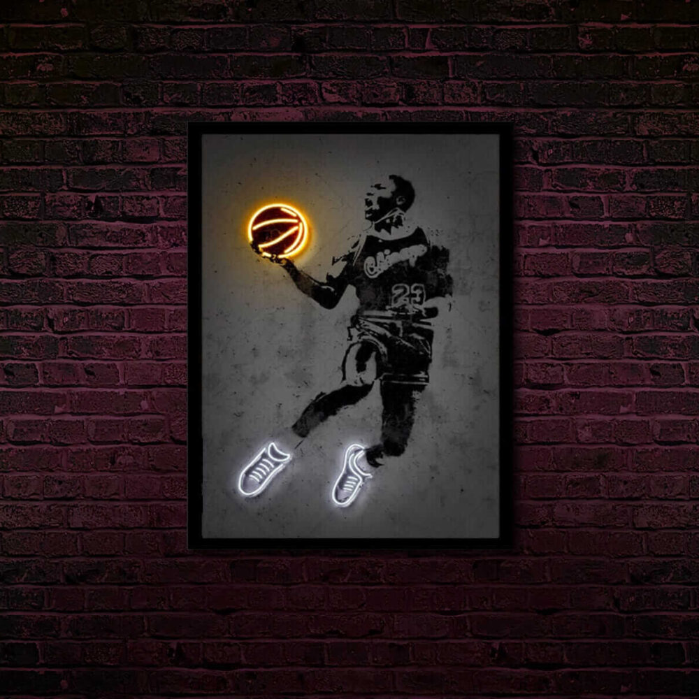 michaeljordan neon light genius led