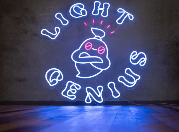 light genius neon led personnalise