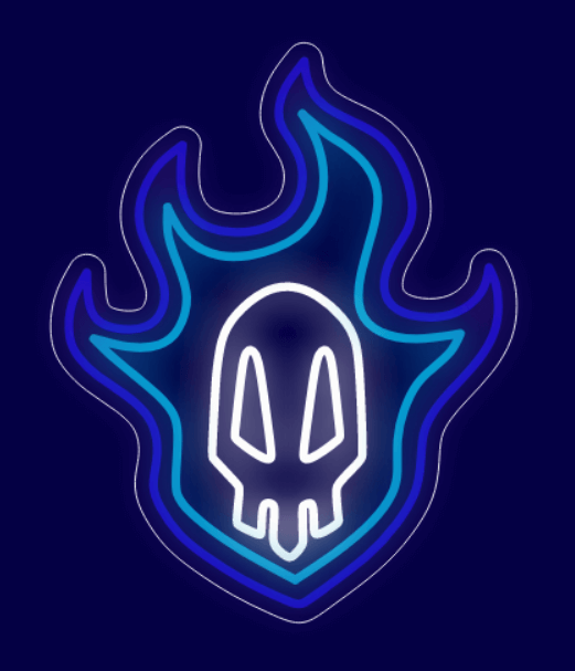 Néon Personnalisé  Logo bleach 